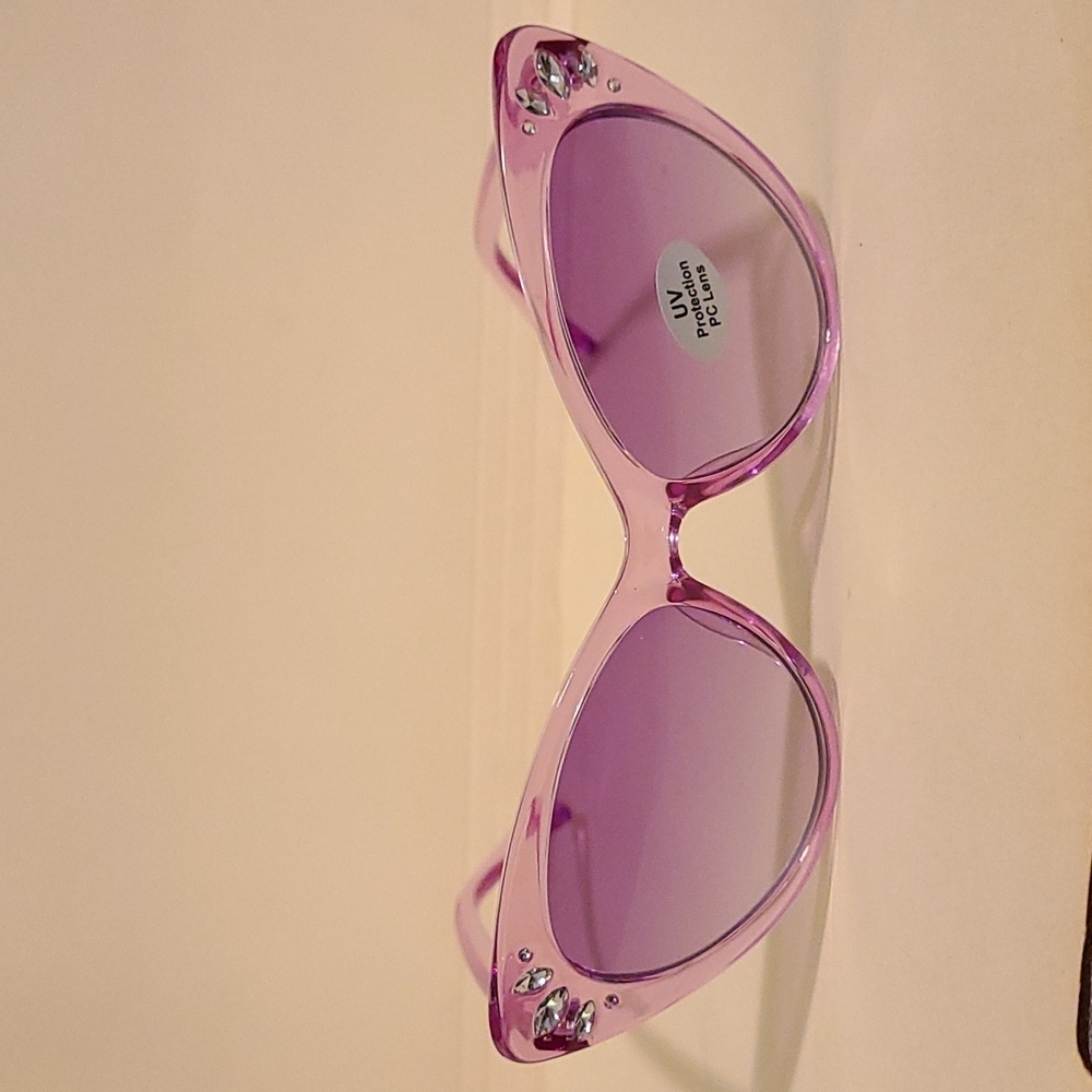 Cat Eye Rhinestone Sunglasses